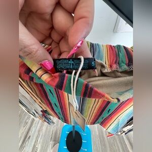 Fashion Express Multicolor Mini Skirt